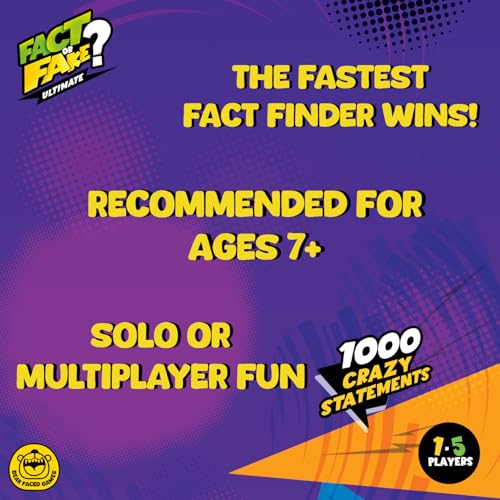 Bear Faced Games Fact or Fake? Ultimate Interactive Quiz Board Game 7