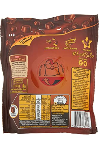 Nestlé - Little ROLO Milk Chocolate and Caramel Sharing Bags Multipack 11