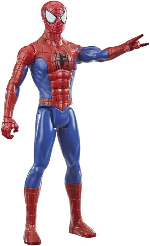 Spider-Man Action Figure - 30 cm Titan Hero Series, Marvel Comics-Inspired Super Hero Toy