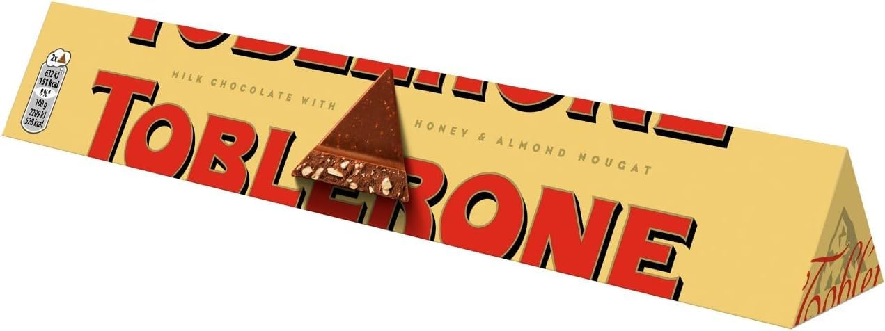 Toblerone Milk Chocolate Bar with Honey & Almond Nougat - 200g Gift Bar 3