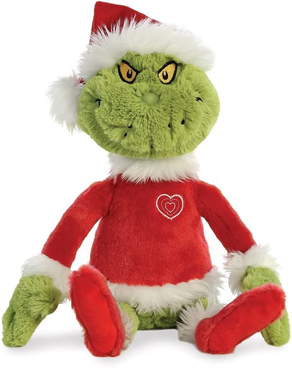 Dr. Seuss Grinch Santa 19" Plush - Officially Licensed 6