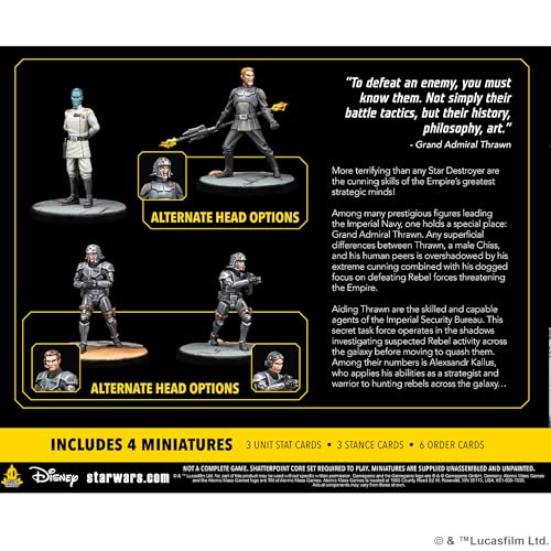 Atomic Mass Games Star Wars Shatterpoint Not Accepting Surrenders Squad Pack Tabletop Miniatures (SWP28)