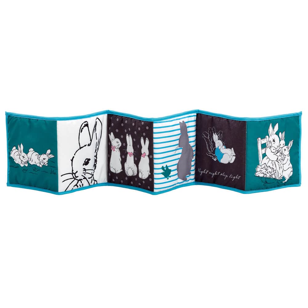 Rainbow Designs Peter Rabbit Unfold & Discover - Interactive Developmental Baby Toy | Fabric 3