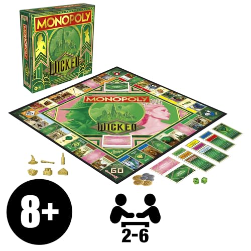 Monopoly Wicked Board Game - Official Edition Featuring Wicked Movie Theme 11