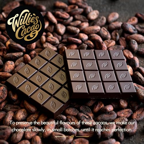 Willie's Cacao 5 Wonders of the World - 5 x 50g Single Estate Dark Chocolate Bars in Gift Box (250g) 12