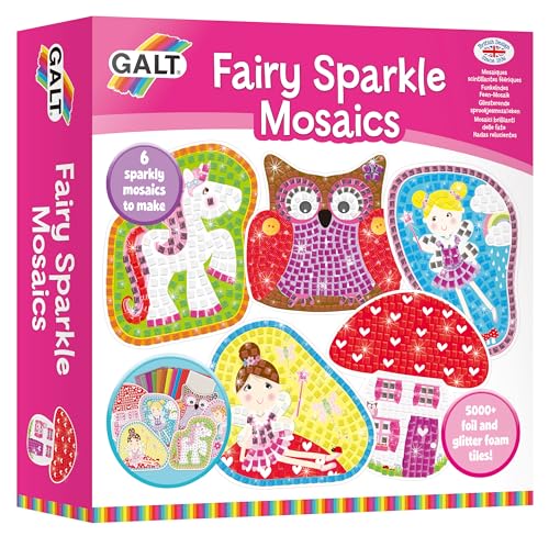 Galt Fairy Sparkle Mosaics Kids Craft Kit - Multi 8