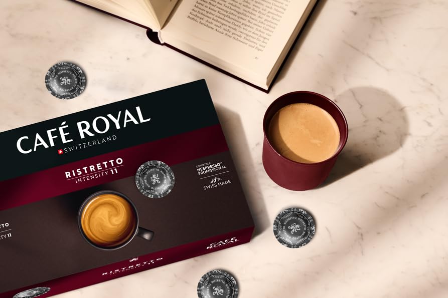Café Royal Professional Pads, Ristretto, 50-Pack Nespresso Compatible, 100% Arabica, Rainforest Alliance Certified 6