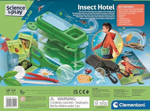 Clementoni Science&Play Insect Hotel - Educational Science Kit for Kids 7+ 3