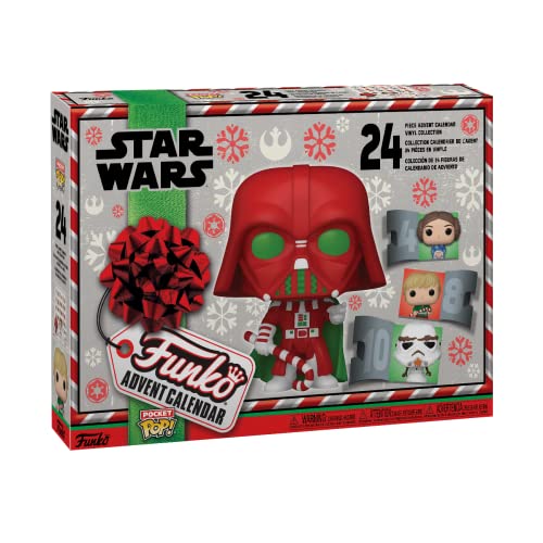 Funko Advent Calendar: Star Wars Holiday 2022 - 24 Mini Pocket Pop Figures & Stickers