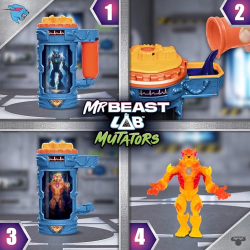 MrBeast Lab Hyper Fusion - Fire Panther Action Figure (14 cm) 6