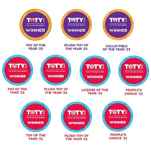 Squishmallows 3.5-Inch Clip-On 5 Pack Plush - Blue Skunk, Cream Bat, Purple Character