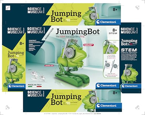 Clementoni Science Museum JumpinBot - STEM Robot Toy for Kids 8-12 8
