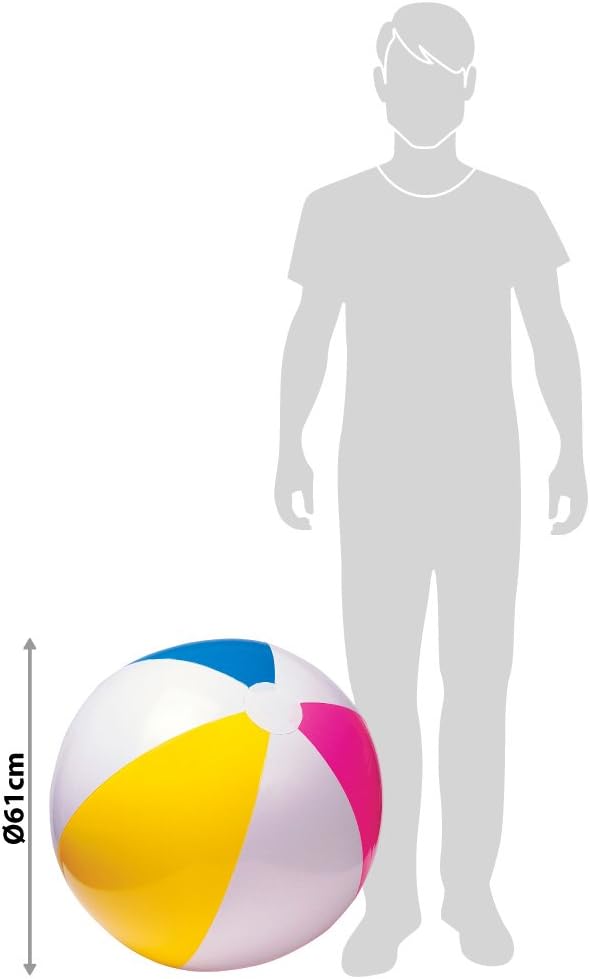 Intex 59030EP 24-Inch Glossy Beach Ball - Outdoor Play for Kids 3+ 3