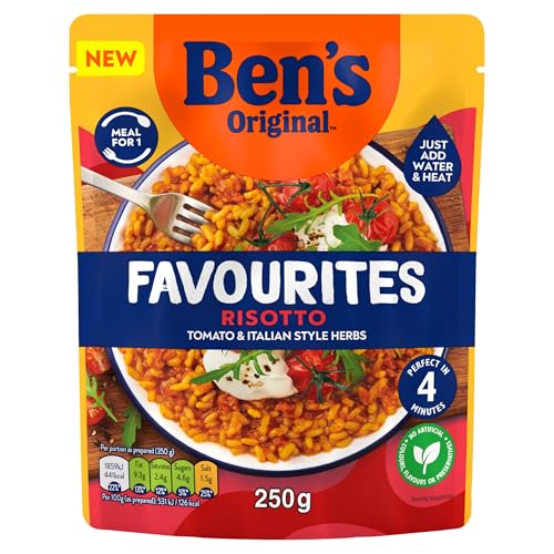 Ben's Original - Favourites Risotto Tomato and Italian Herbs Microwave Rice Meal (6x 250g) 6
