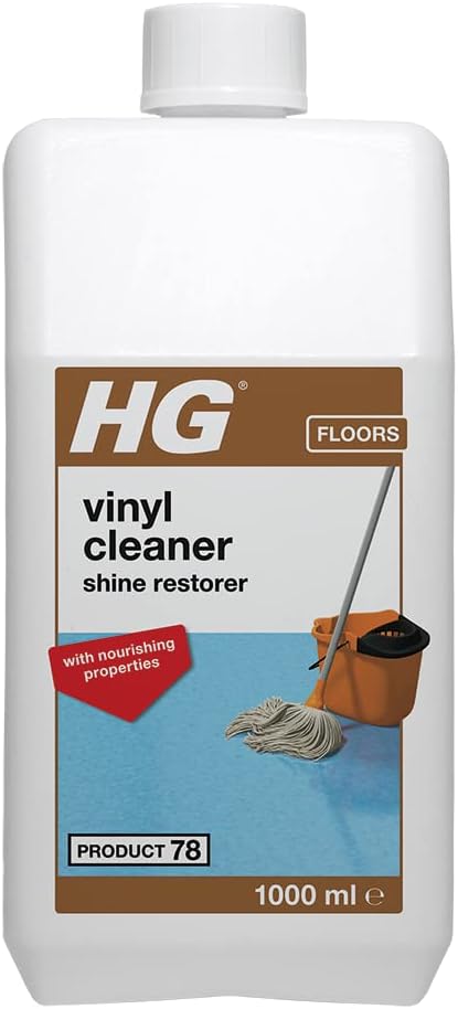 HG Shine Restorer Gloss 1L - Concentrated Nourishing Mopping Cleaner for Artificial Floors