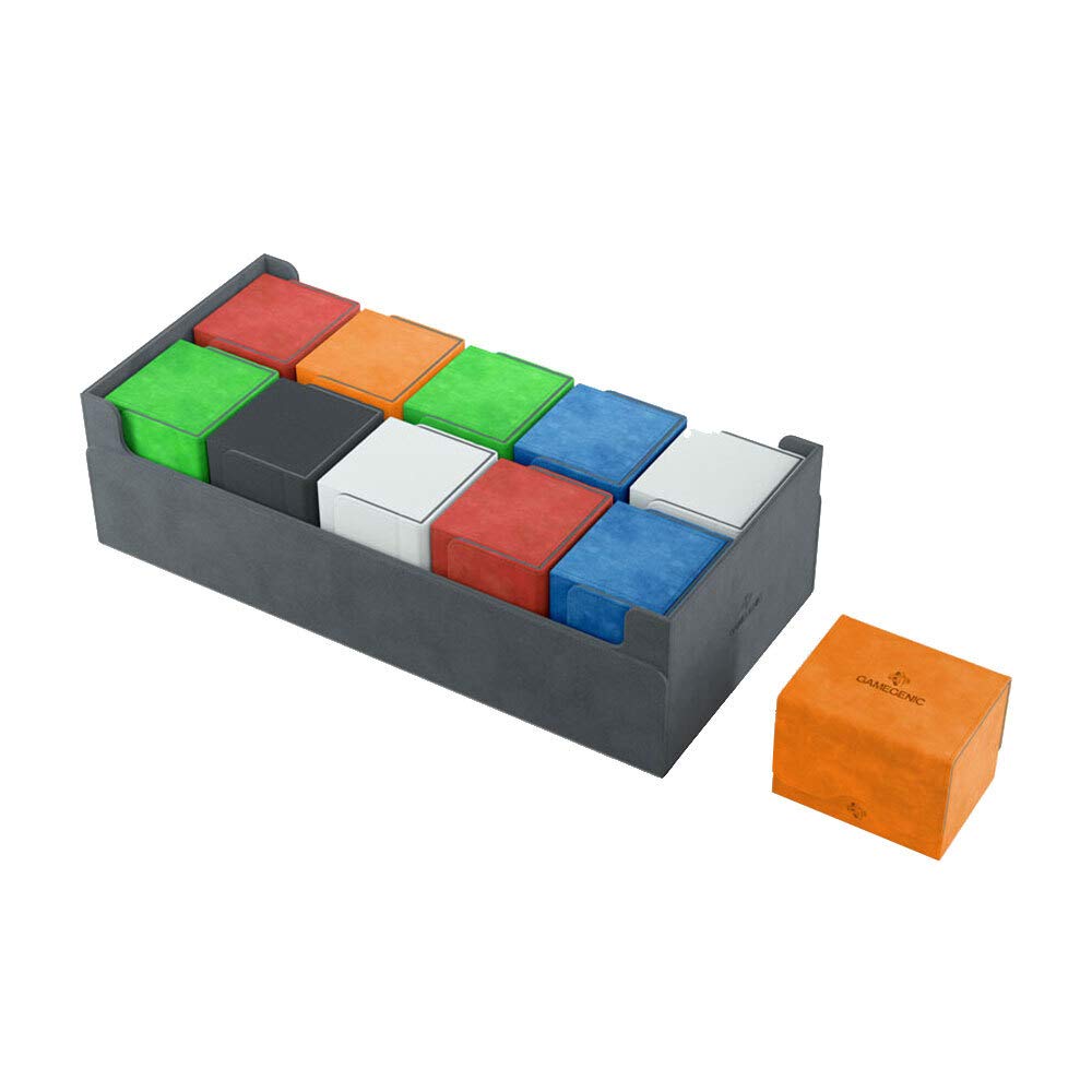 Gamegenic Dungeon 1100+ Convertible Midnight Grey Card Storage Box 9
