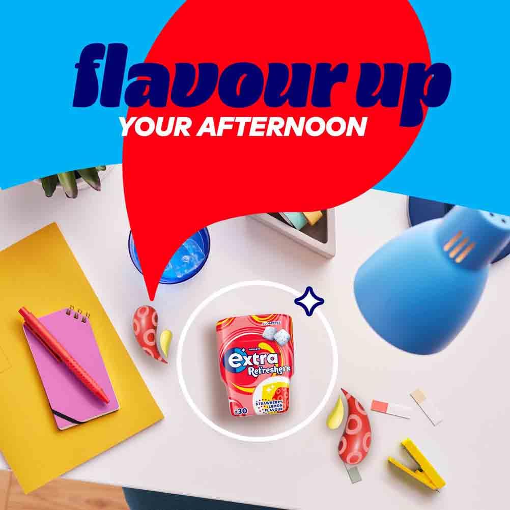 Extra - Strawberry Lemon Sugarfree Chewing Gum (30 Pieces) 5