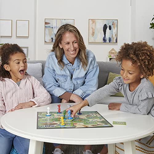 Hasbro Gaming Cluedo Junior Board Game, 2-in-1 Detective Game for Kids 4+ Years, Double-Sided Gameboard for 2-6 Players 10