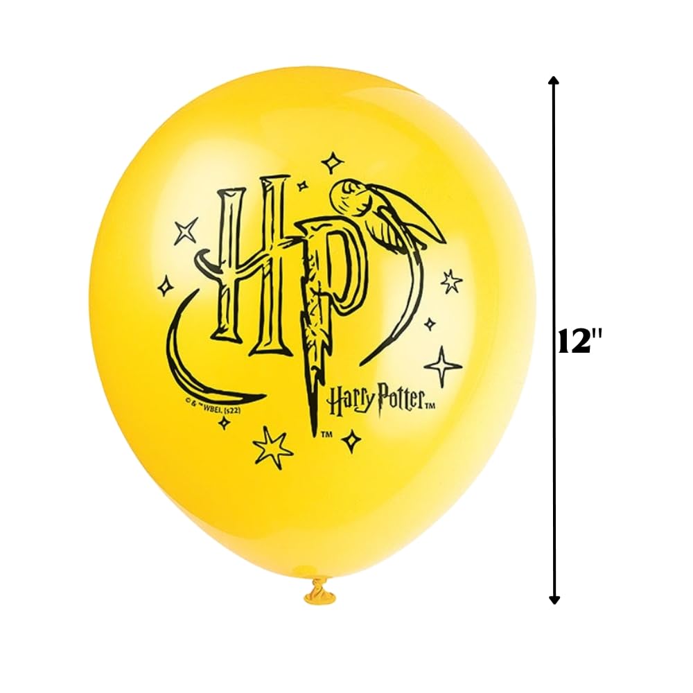 Unique Harry Potter Latex Balloons - Party Decorations Pack of 8