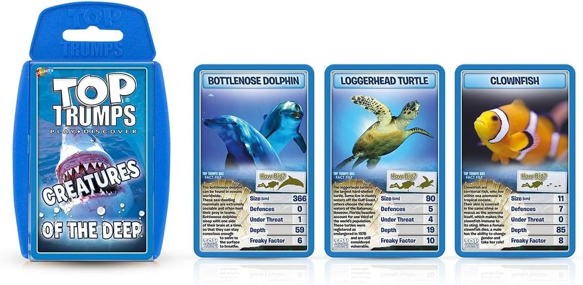 Top Trumps Creatures of the Deep Card Game 3