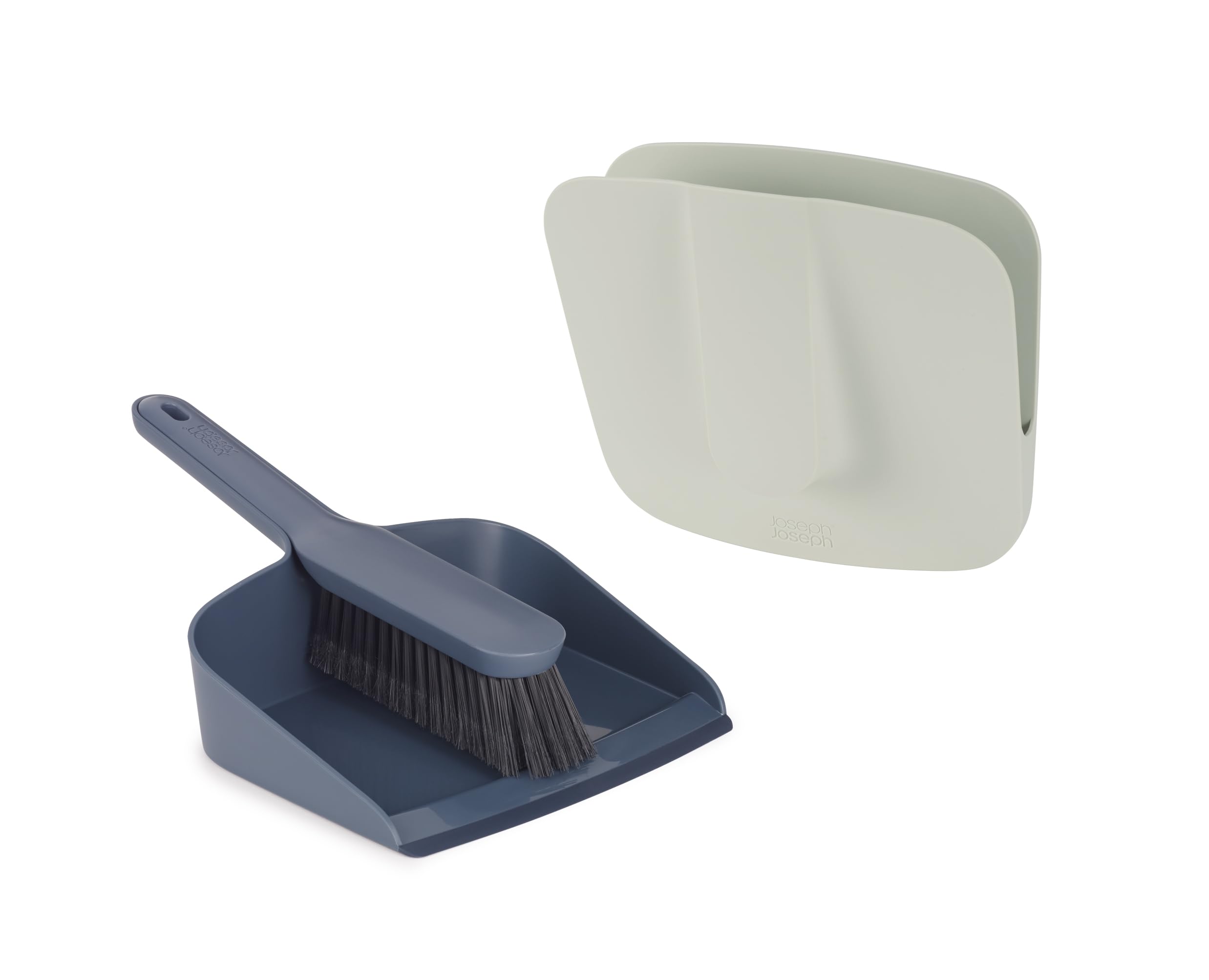 Joseph Joseph CleanStore Wall-Mounted Indoor Dustpan & Brush Set - Blue