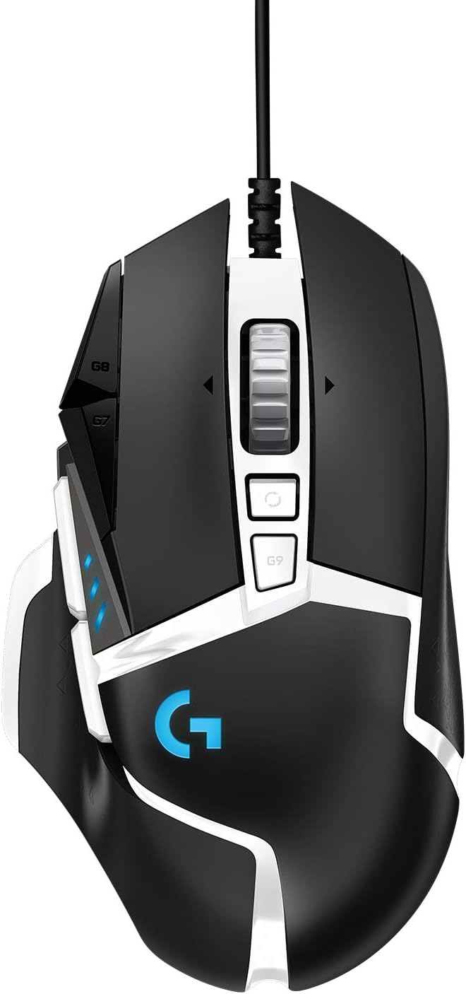 Logitech G502 HERO 25K Gaming Mouse Special Edition - Black & White