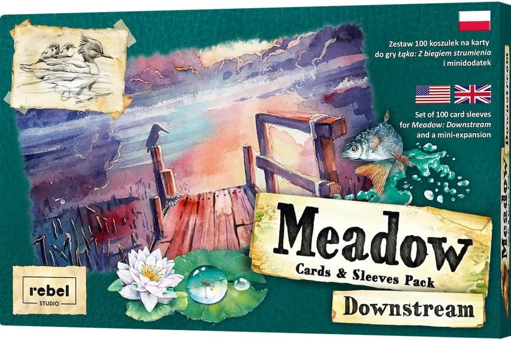 Rebel Meadow: Over the Stream Card Sleeves with Mini Game Accessory
