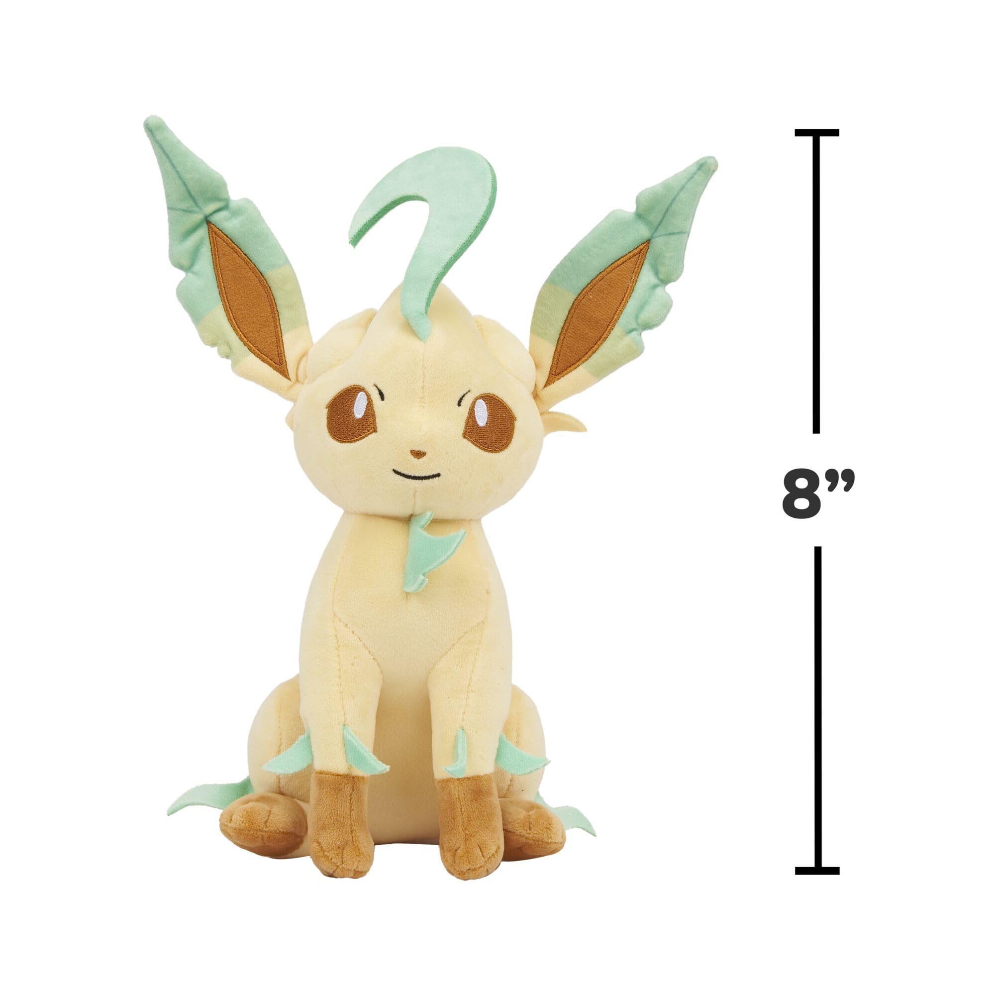 Pokémon Leafeon Plush - 8-Inch Plush with Authentic Details