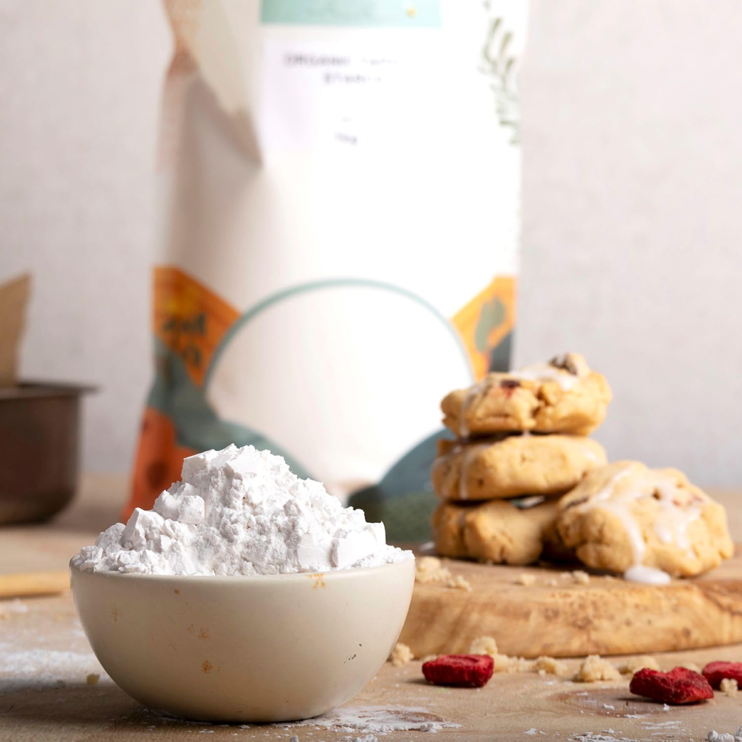 Wholefood Earth Organic Tapioca Starch – 1 kg | GMO Free | Certified Organic