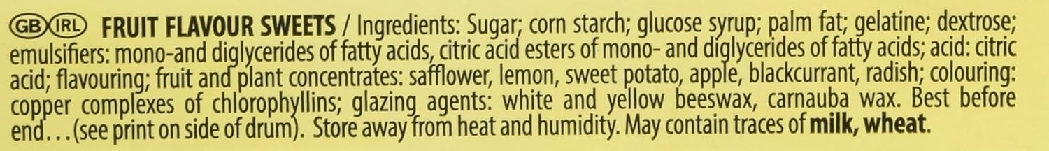 Haribo Rhubarb and Custard Sweets 810g Tub 4