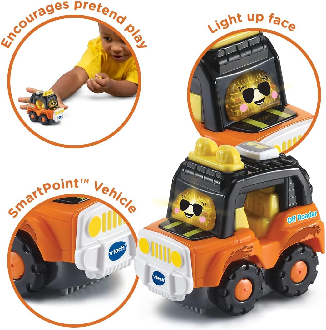 VTech Toot-Toot Drivers Off Roader - Interactive Musical Vehicle Toy for Toddlers 12M+