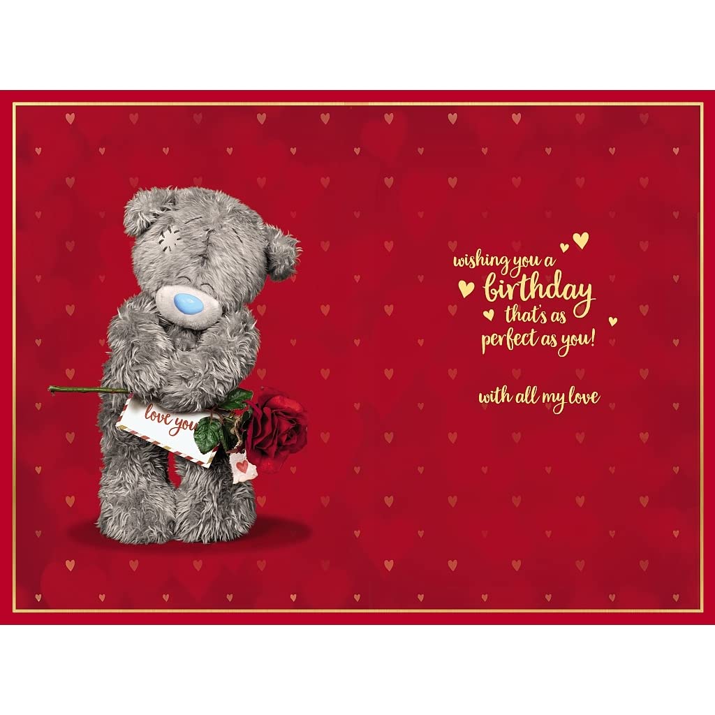 Me To You One I Love With All My Heart 3D Birthday Card | 6x9 Inches | Mixed Color