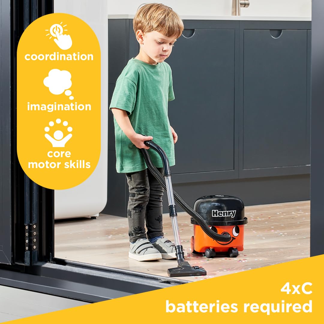 Casdon Henry Vacuum Cleaner Toy - Real Working Suction for Kids 3+ 3