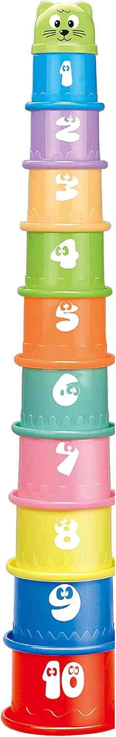 Ram Baby Kids 11 Piece Stacking Cups - Educational Toy for 6 Months+ 4