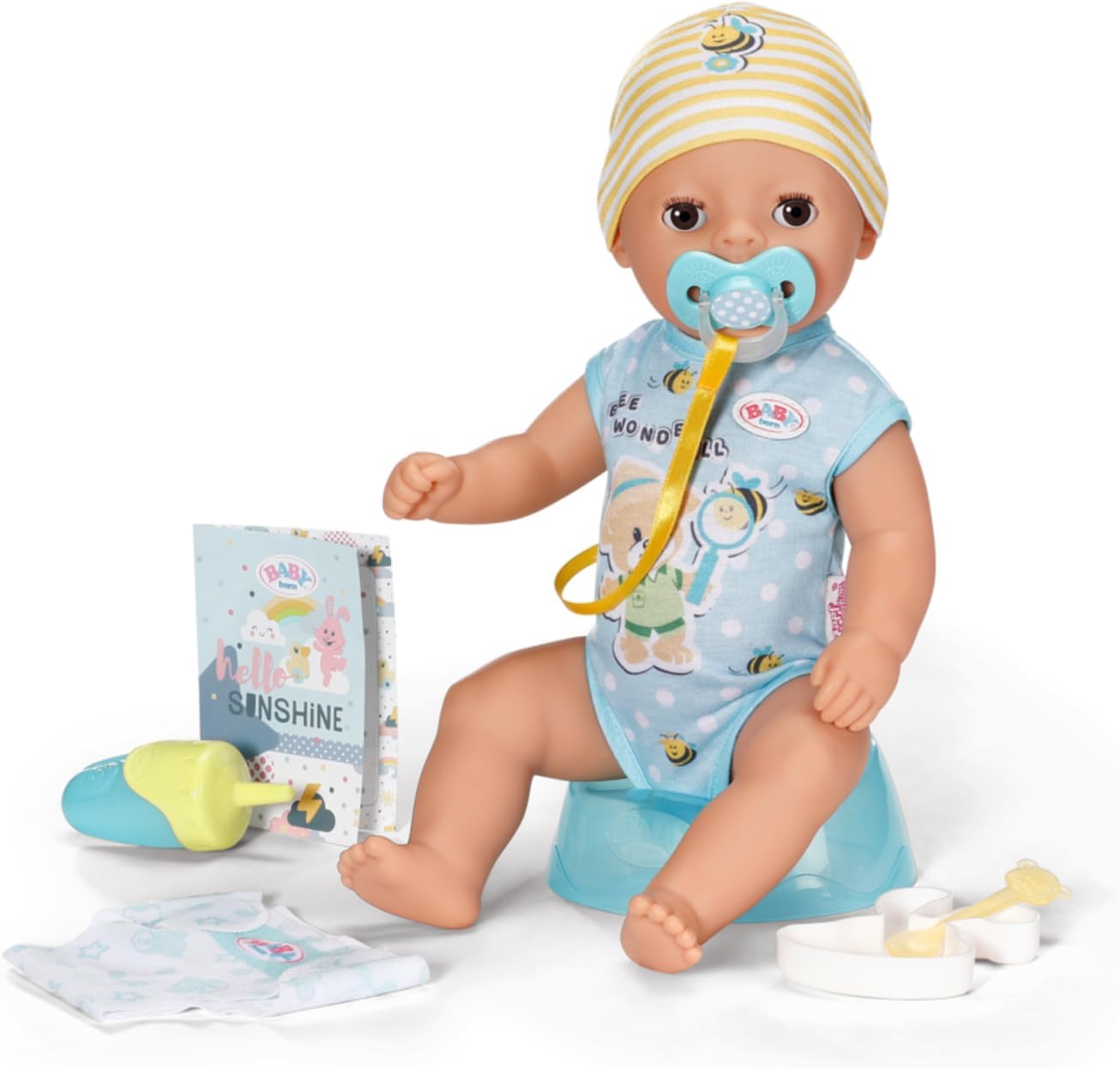 BABY born Little Magic Boy 835340 - 36cm Interactive Doll with 7 Lifelike Functions 5