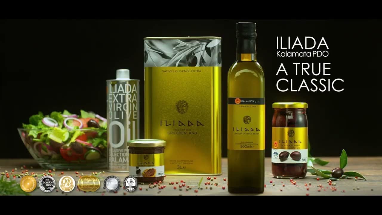 Iliada Kalamata Extra Virgin Olive Oil - Basil Flavored, 750 ml 3
