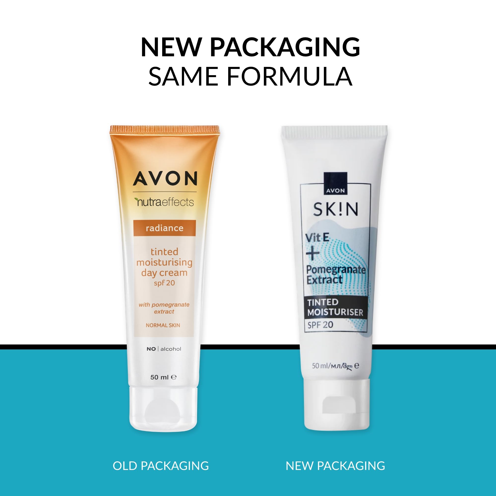 Avon Nutra Effects Radiance Tinted Moisturiser Day Cream Duo - SPF 20, Hydrating, Radiant Skin, 2 x 50ml 6