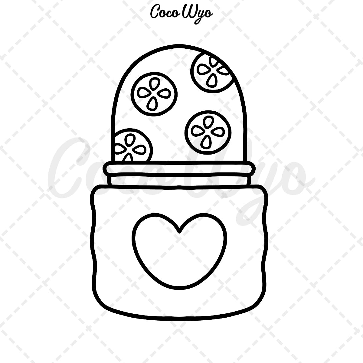 Glow Cosmetics - Coloring Book for Adults and Kids, 52 Bold and Easy Beauty-Themed Designs (8.5 x 8.5 Inches) 8