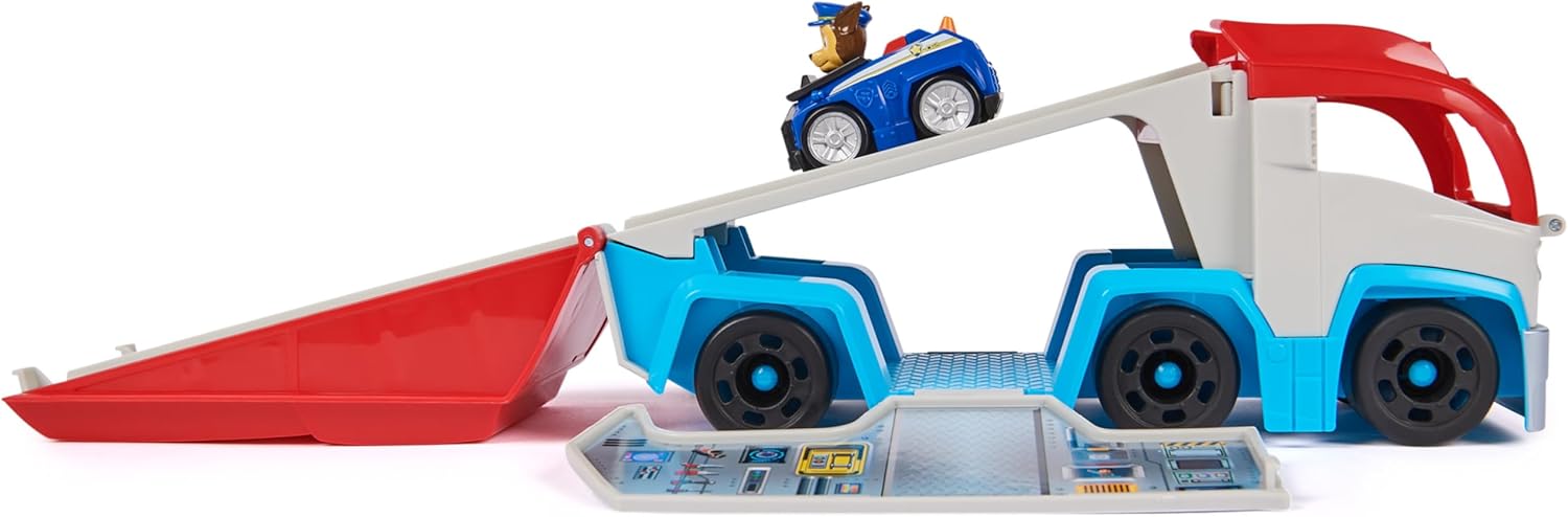 Paw Patrol: Pup Squad Patroller Team Vehicle with Chase - Transforming Toy Lorry Playset