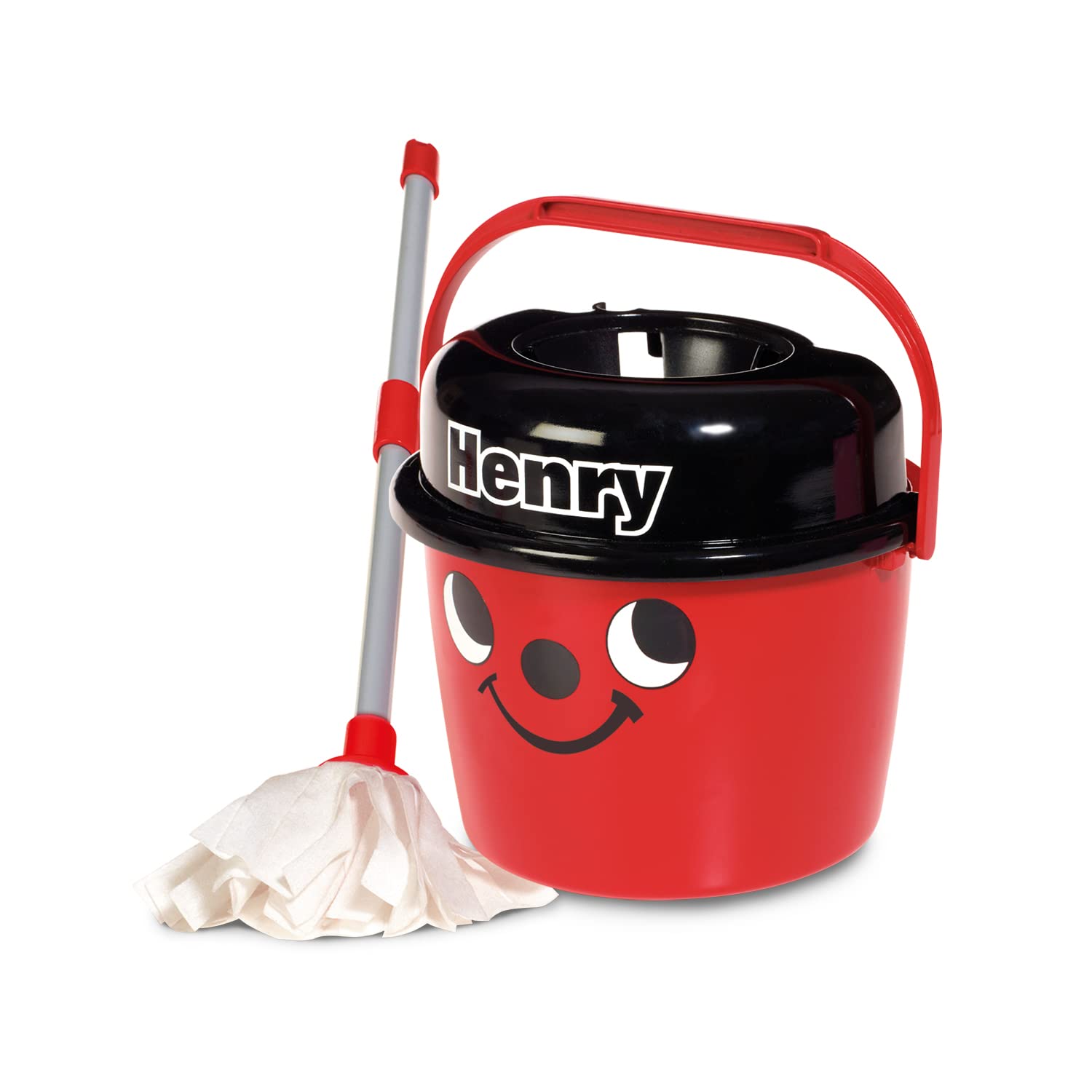 Casdon Henry Mop & Bucket - Branded Pretend Play Cleaning Set for Kids 3+