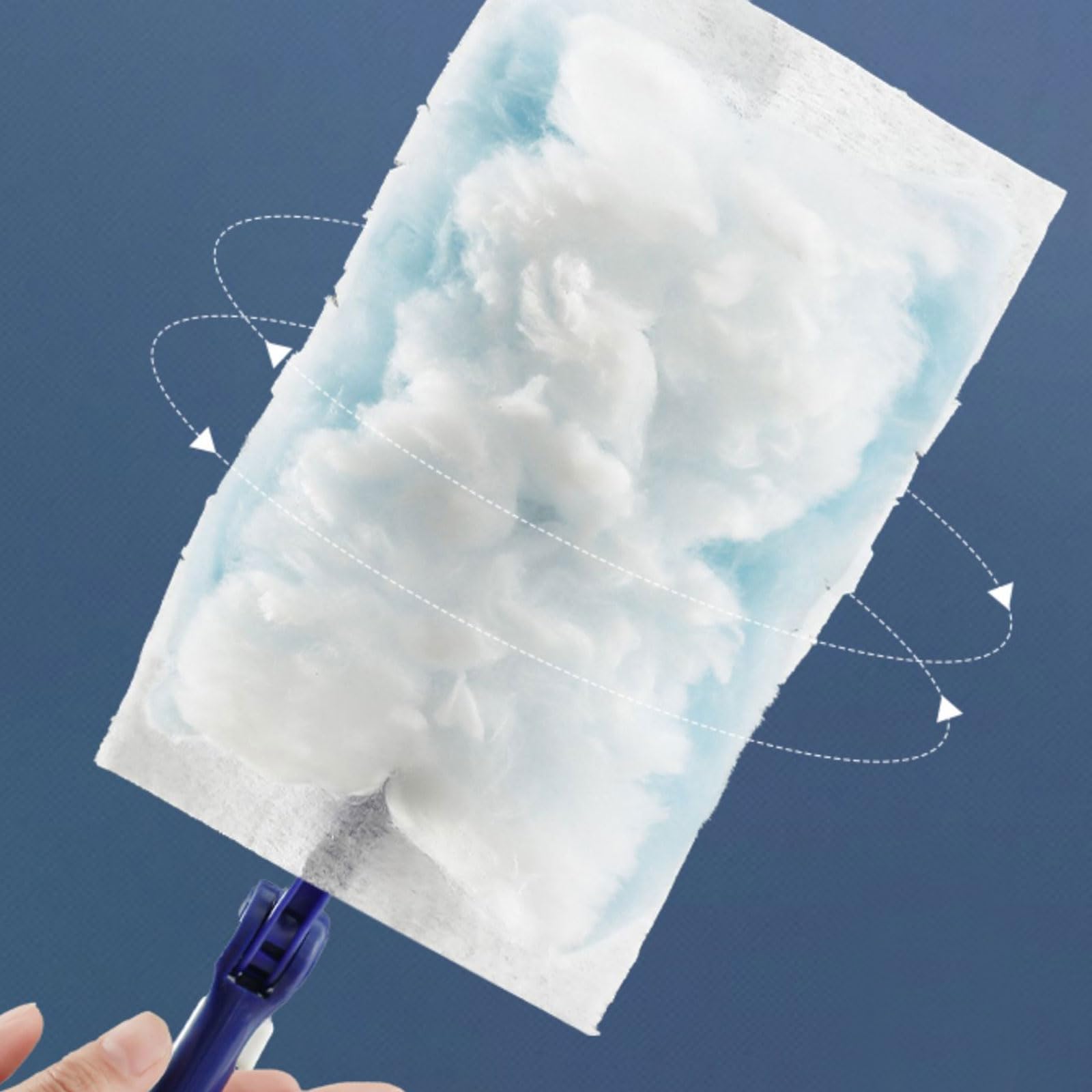 ASelected Fluffy Duster Refills 30 Pcs with 1 Handle - Reusable Cleaning Tool for Home