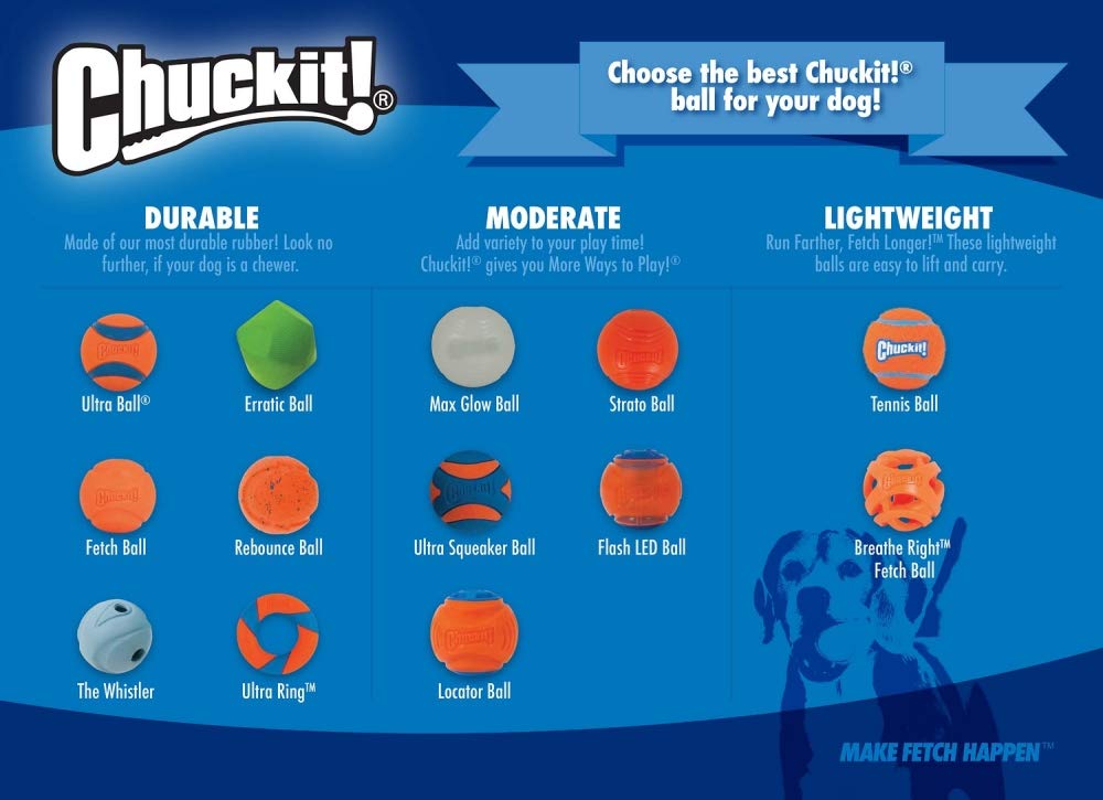 Chuckit! Fetch Ball Dog Toy - Durable Rubber for Small Dogs | Launcher Compatible | Pack of 2 7