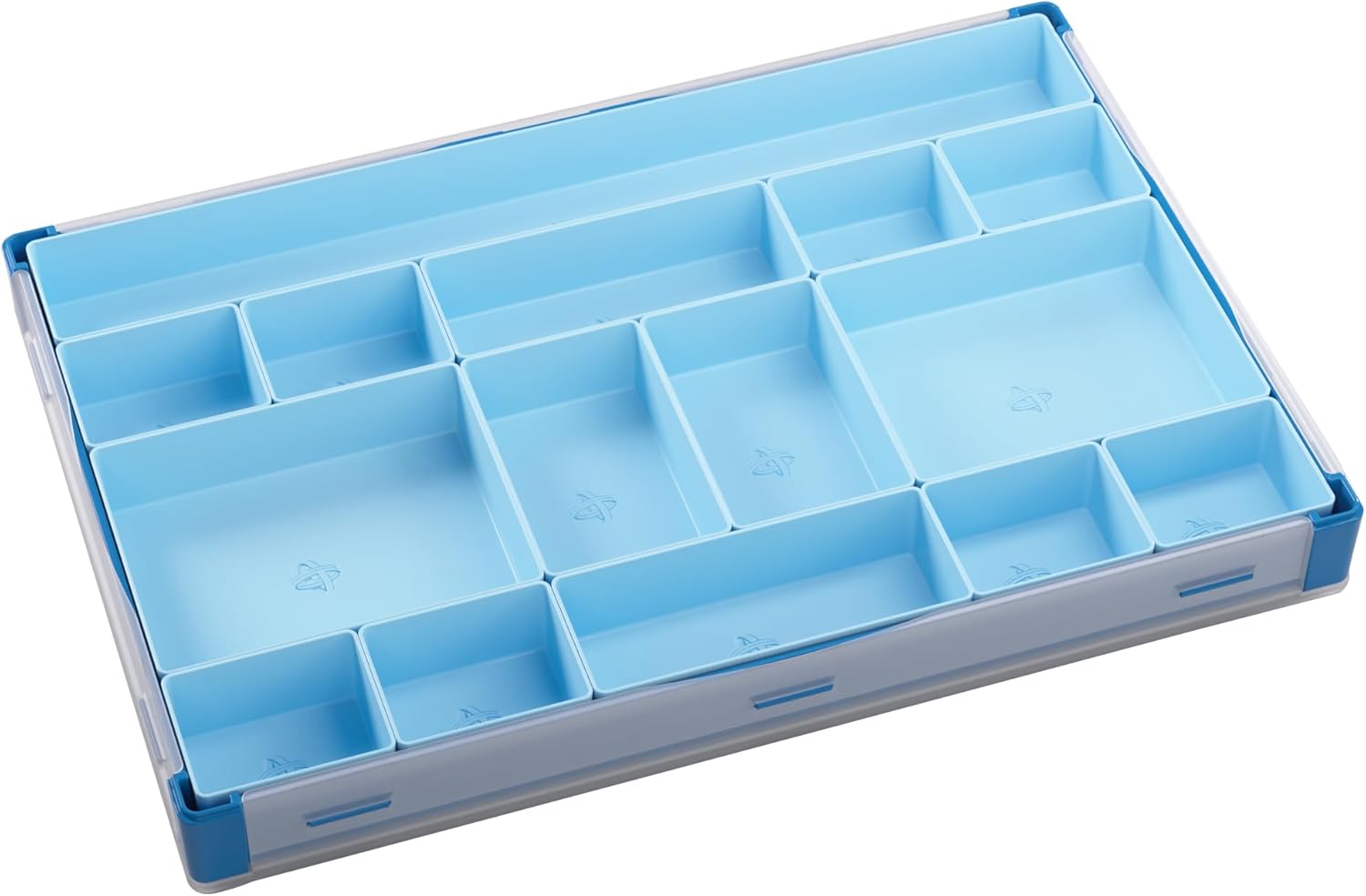 Gamegenic Token Silo XL Blue – Board Game Storage with 15 Removable Compartments