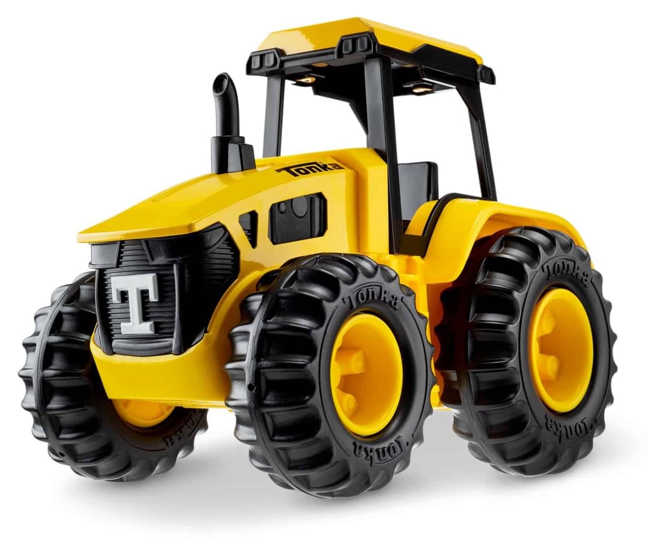 Basic Fun Tonka Steel Classics Farm Tractor Toy | Cold-Rolled Steel | Ages 3+ | Yellow 1