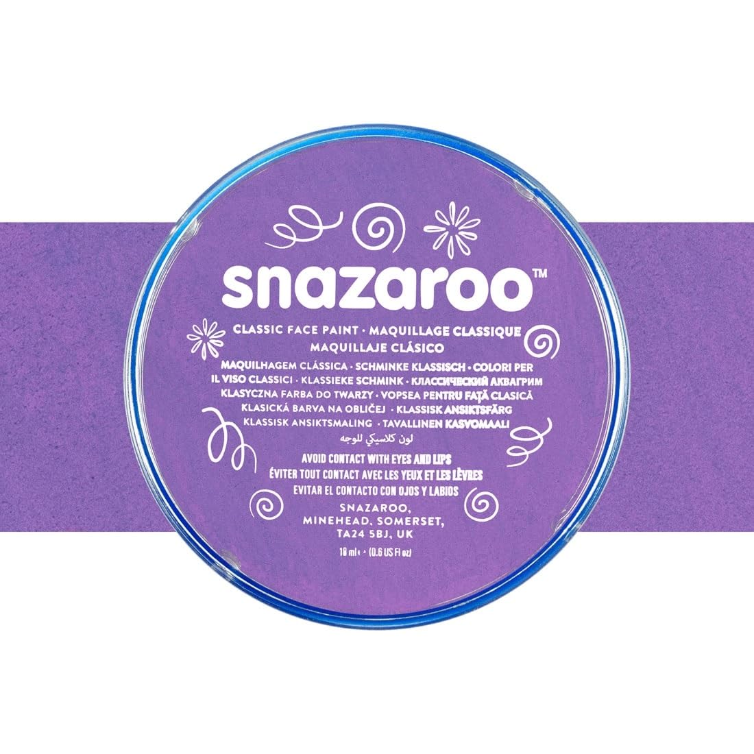 Snazaroo - Lilac Classic Face and Body Paint (18ml) 5