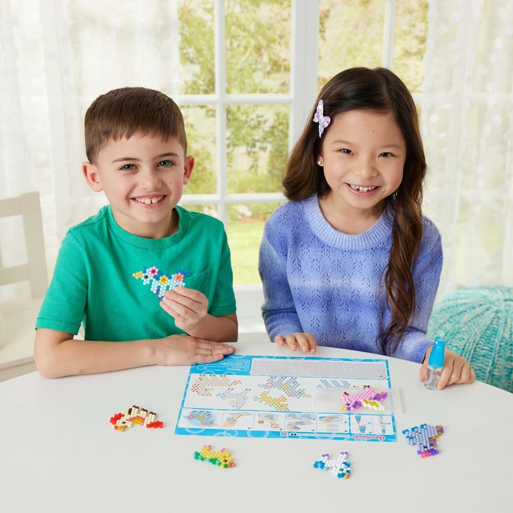 Aquabeads Unicorn Fantasy Craft Kit - 500 Beads & 6 Unicorn Designs for Ages 4+ 3