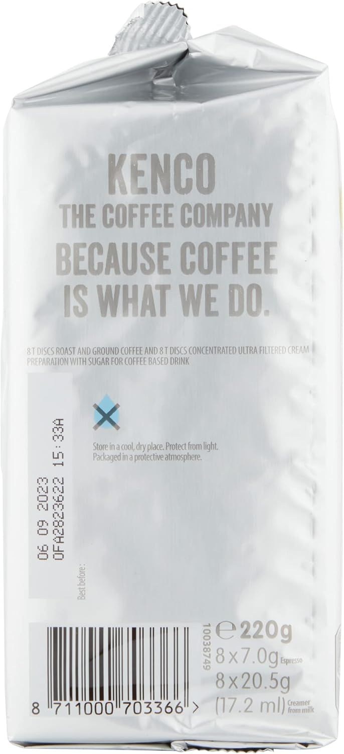 Tassimo Kenco Flat White Coffee Pods x8 (Pack of 5) - 40 Total Drinks