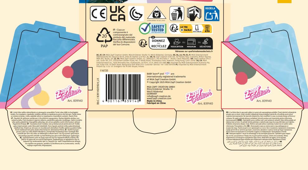 BABY born Splish Splash Teddy - Interactive Bath Time Toy for Ages 1+ 7