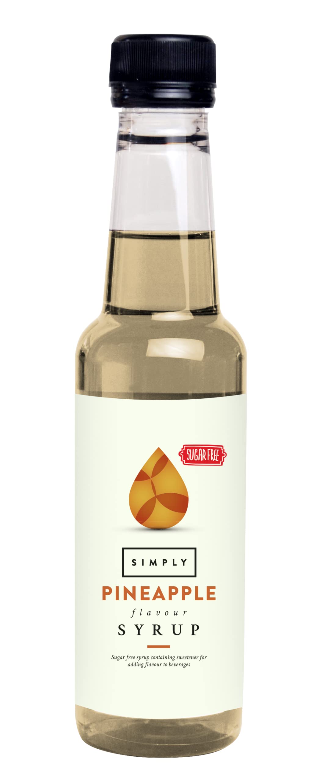 Simply Sugar Free Pineapple Syrup - Low Calorie, Vegan, Nut Free | 250 ml