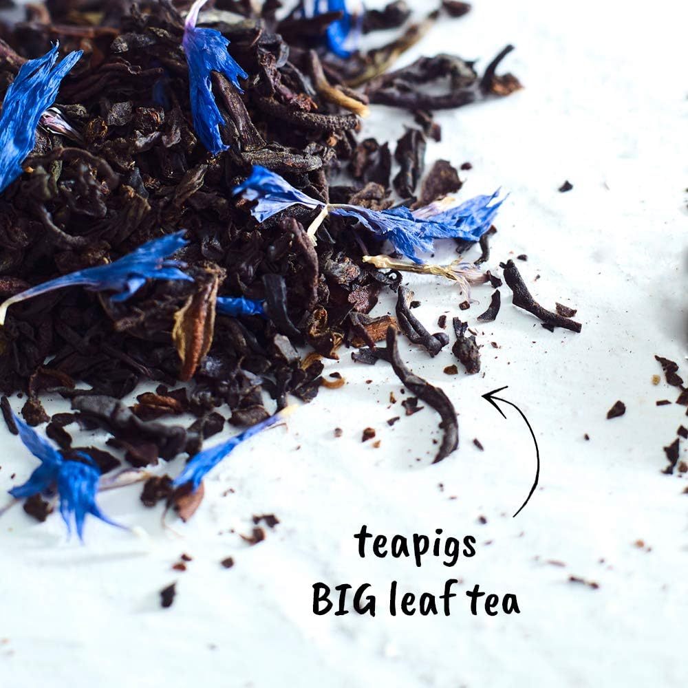 Teapigs Earl Grey Strong Loose Leaf Tea - Whole Leaf Black Tea with Bergamot & Cornflowers 4